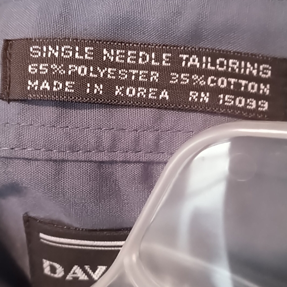 💞David Taylor 18 1/2 Men's shirt - Picture 5 of 6